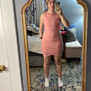 Salmon pink dress - perfect for baby or bridal shower